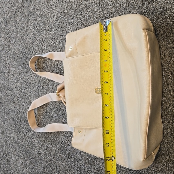 NEW Tommy Hilfiger Beige Designer Tote Bag Backpack - Picture 3 of 11